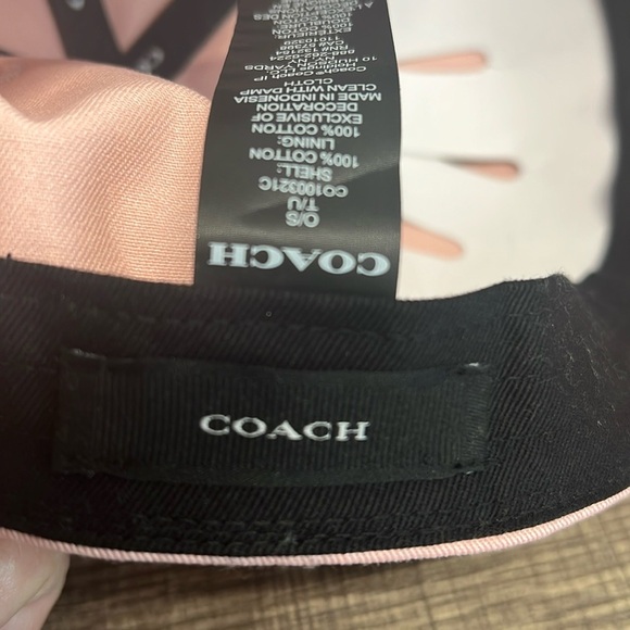 Coach | Blush Embroidered Logo Baseball Cap - Picture 2 of 8